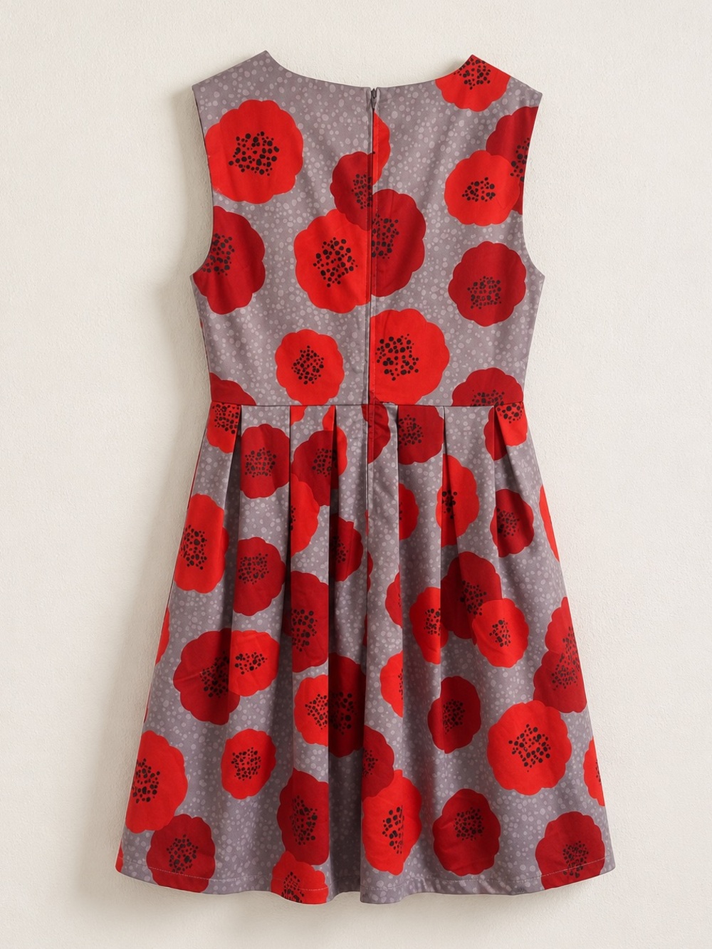 DEAR CREATURES FOR ANTHROPOLOGIE POPPY FIT FLARE VINTAGE INSPIRED FLORAL DRESS M - Picture 5 of 5